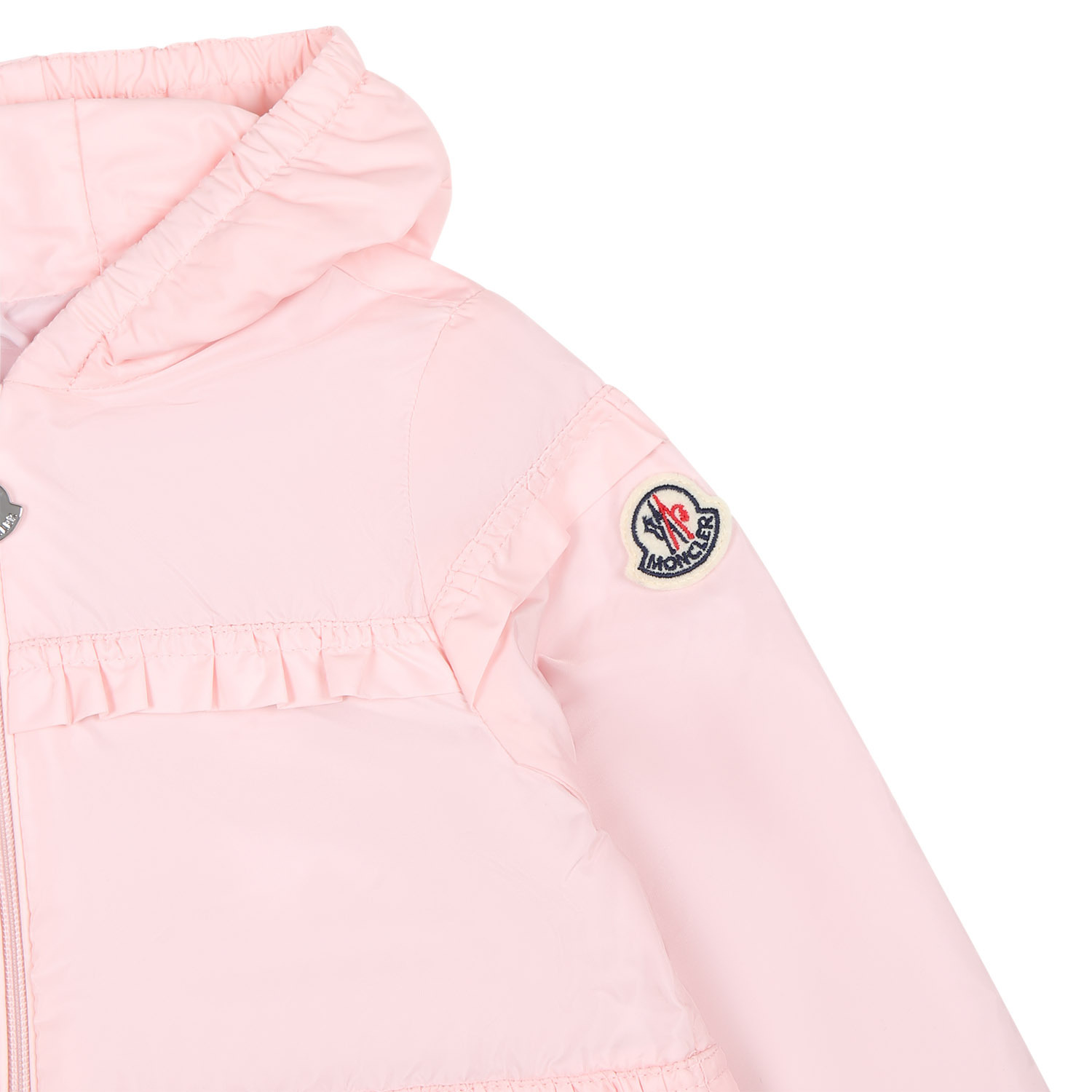 Moncler Long-sleeved Jacket In Pink