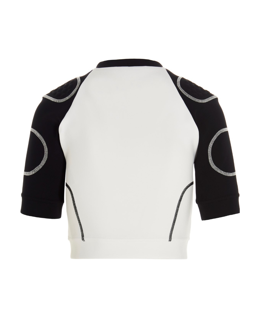 Shop Stella Mccartney Logo-print Short-sleeve T-shirt In White