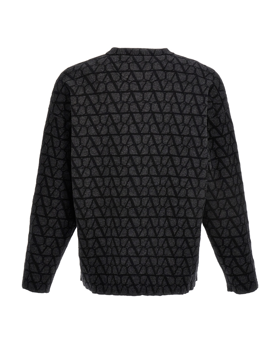 Valentino Toile Iconographe Sweater In Black