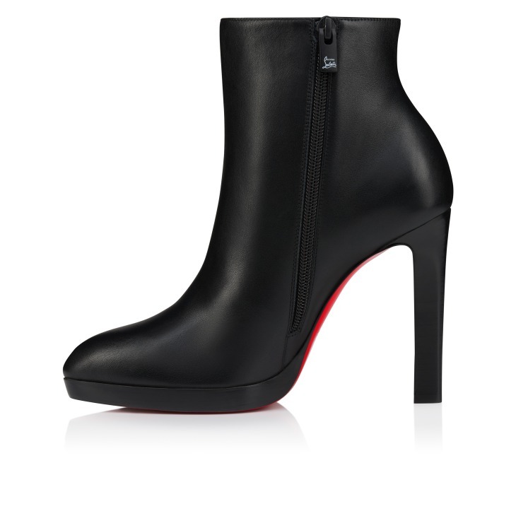 Christian Louboutin Fannylove 120 Leather Ankle Boots In Multi