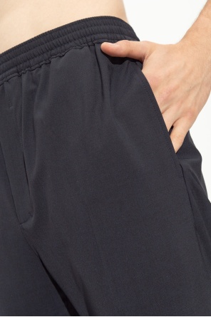 Givenchy 4g Embroidered Elastic Waist Jogging Pants In Blue