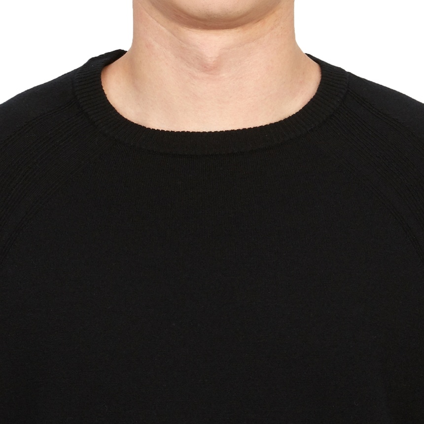 C.p. Company Lens-detailed Sweater In Black