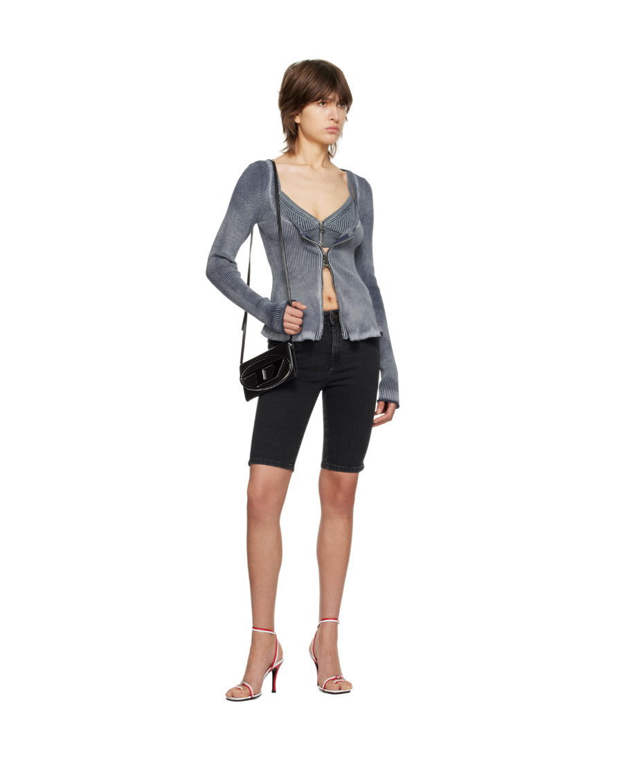 Diesel Black De-ginny Shorts In Black