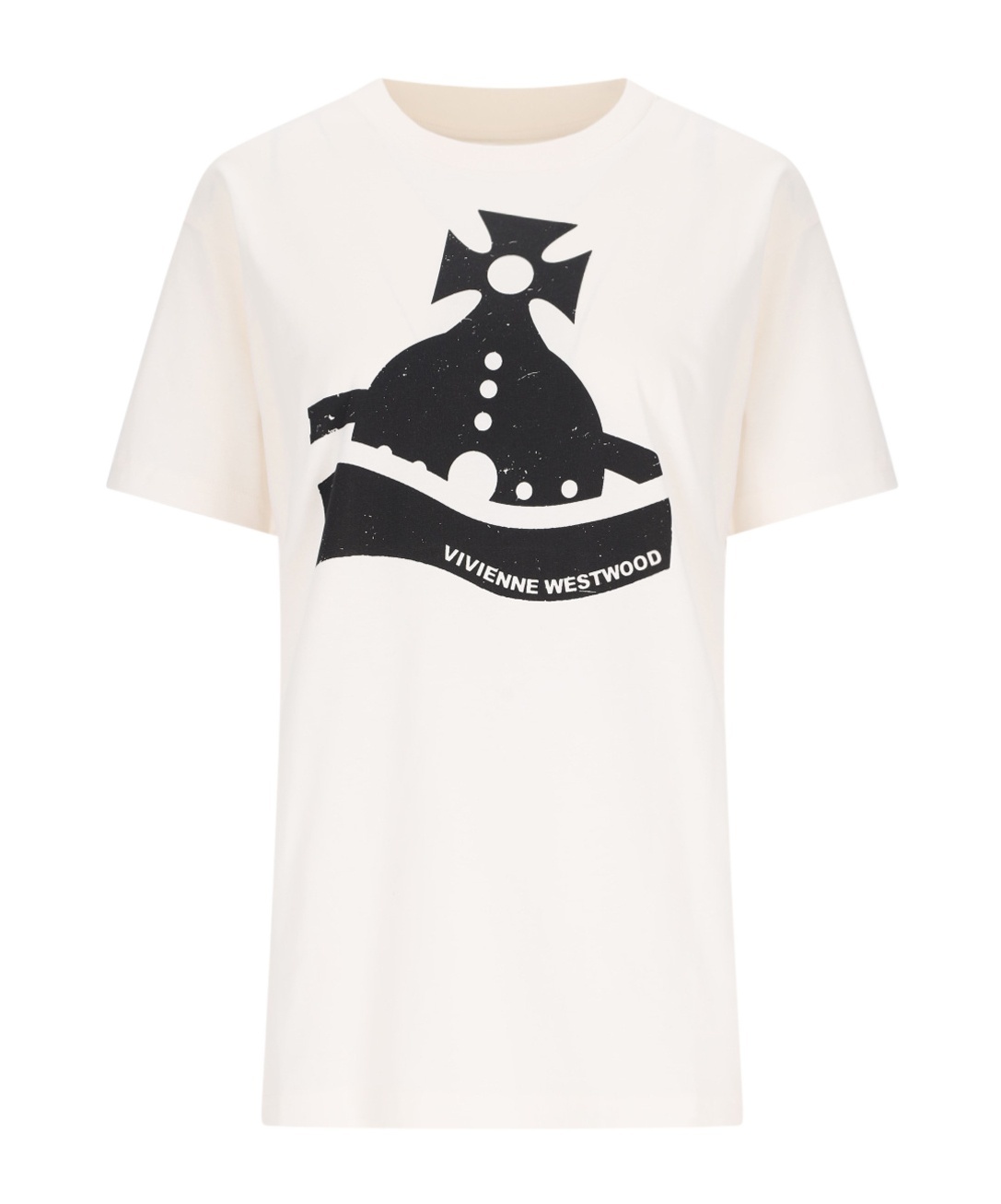 Vivienne Westwood Signature Sunken Orb Logo-print T-shirt In White