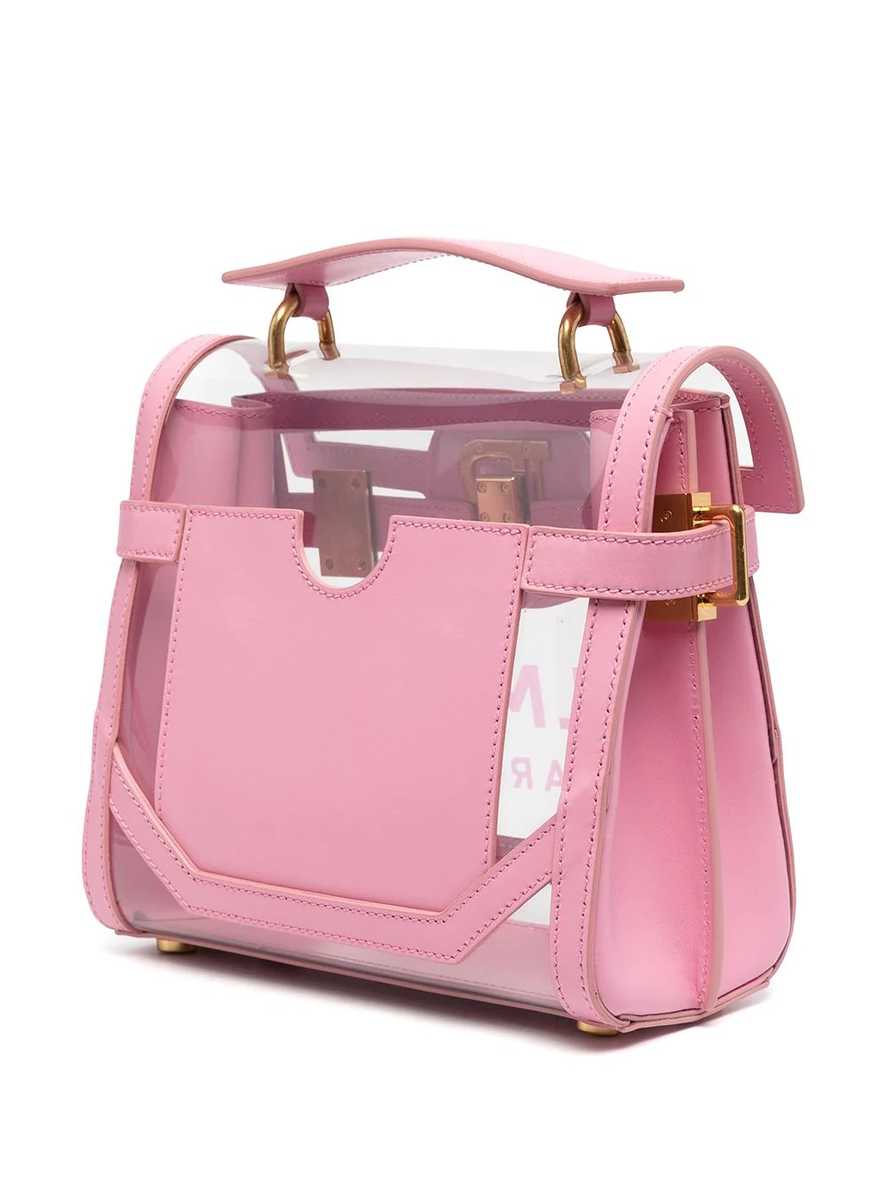 Balmain B-buzz 23 Tote Bag In Pink