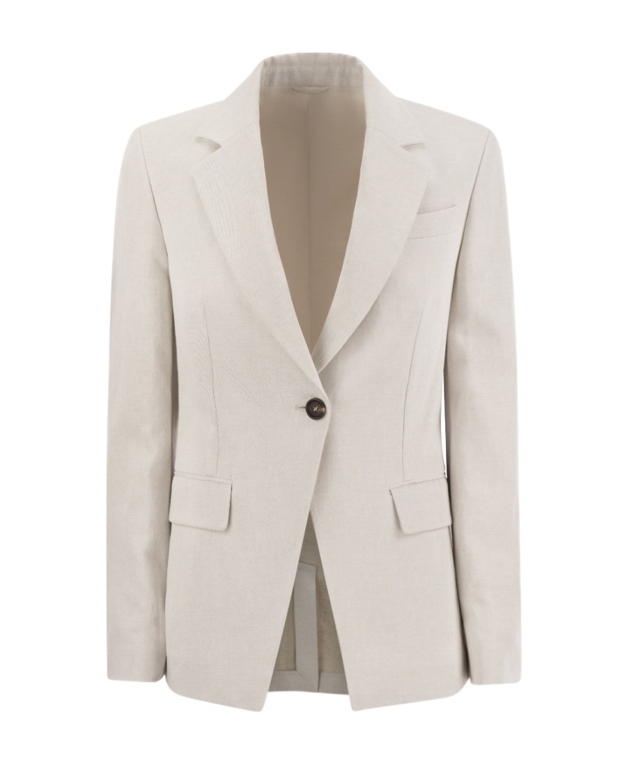 BRUNELLO CUCINELLI BRUNELLO CUCINELLI SINGLE-BREASTED BLAZER