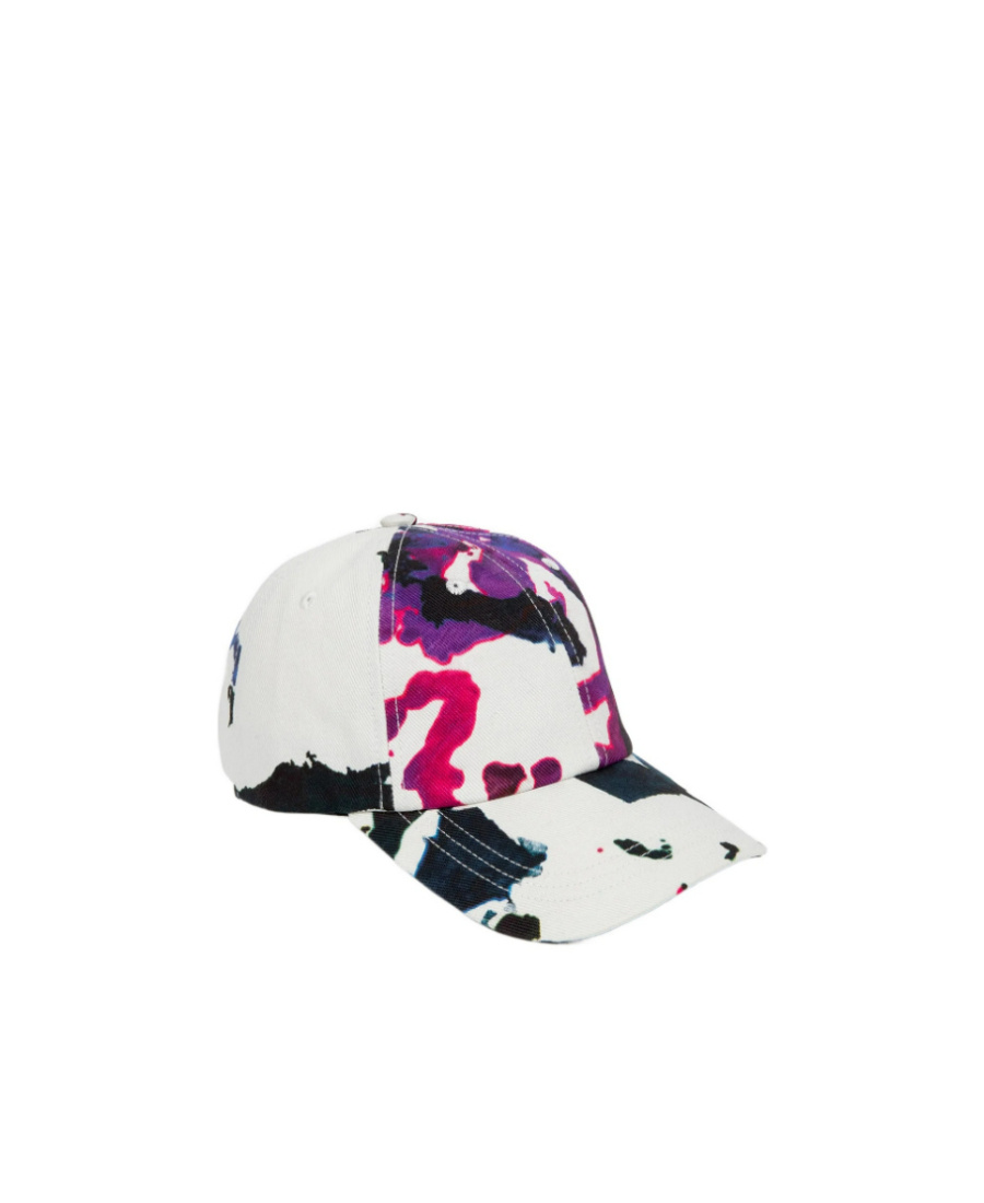 Dries Van Noten Tie-dyed Effect Baseball Cap In White