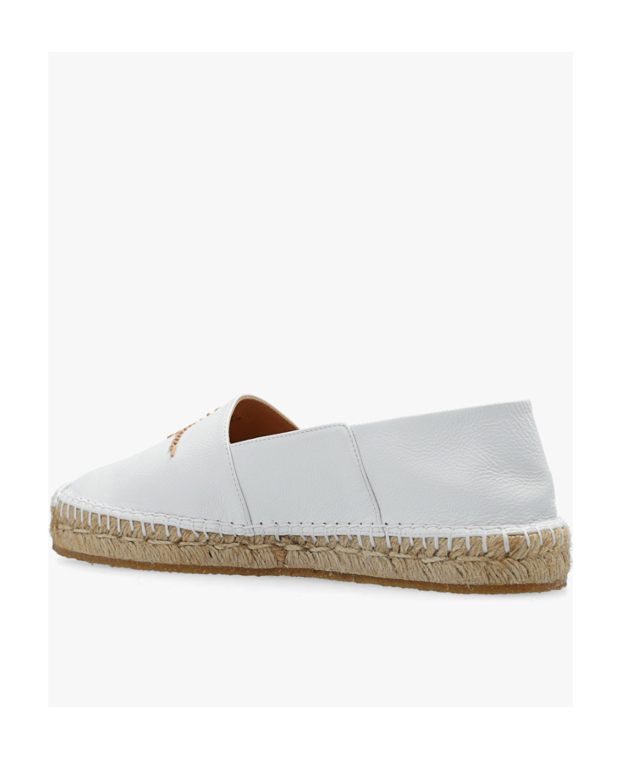 Ferragamo Logo-embroidered Espadrilles In White