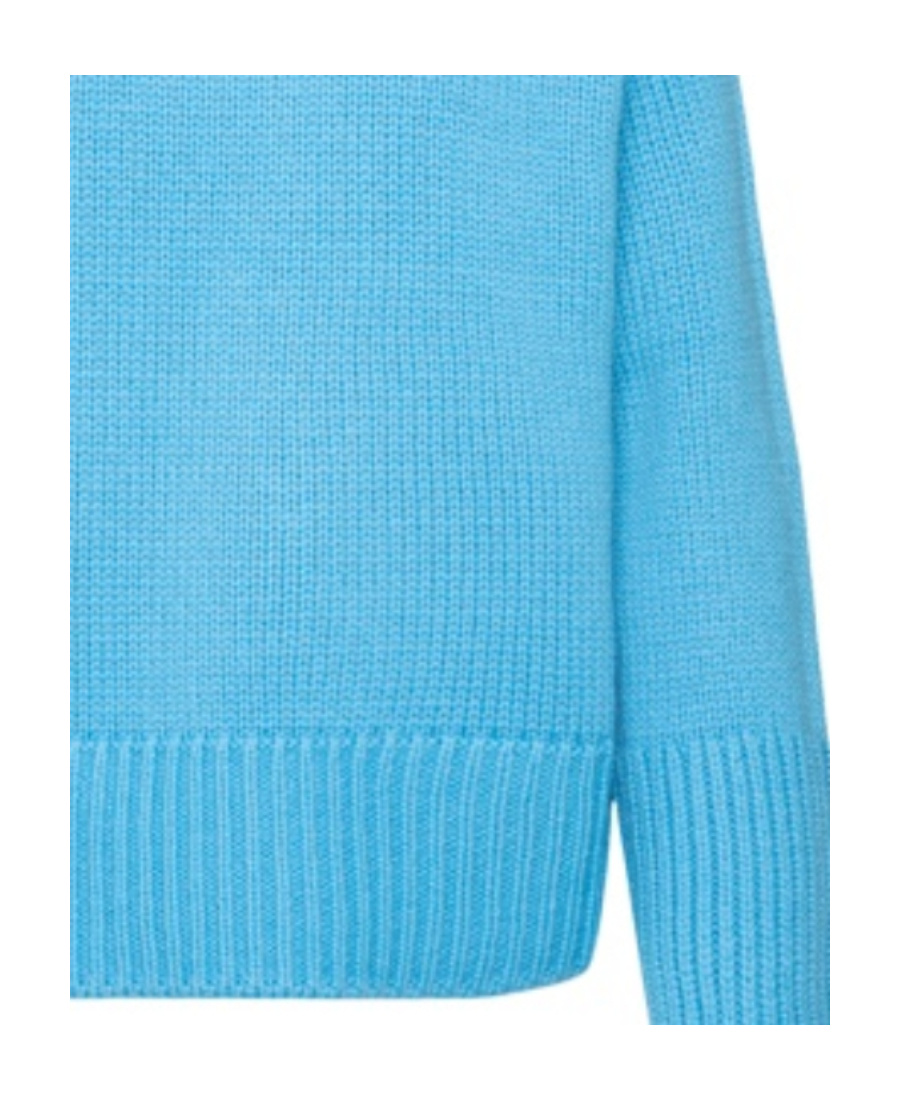 Vince High-necked Sweater In Blue
