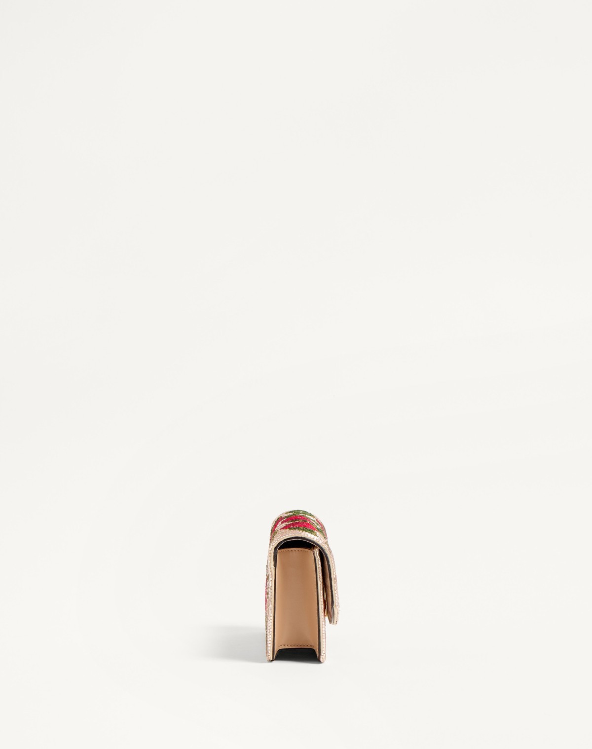 Valentino Garavani Vain Embroidered Shoulder Clutch With Cherryfic Pattern