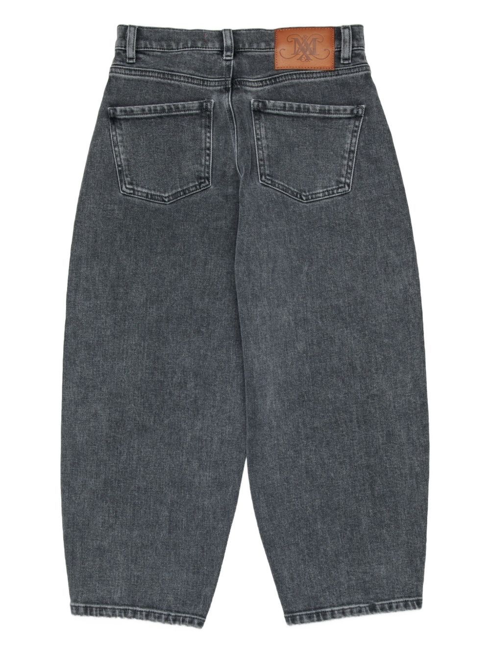 Maxco. Logo-patch Jeans In Black