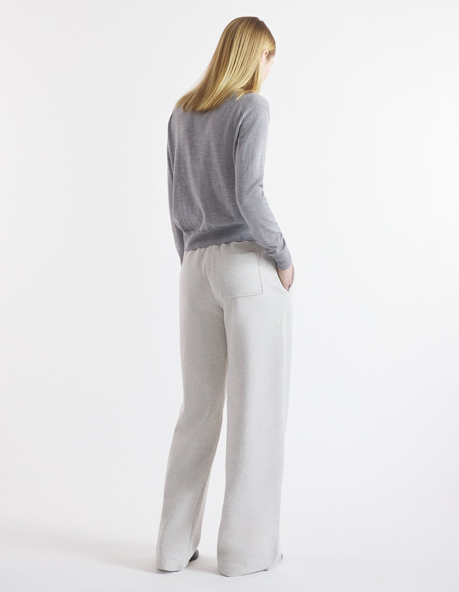 Maison Kitsuné Patch Pants In White
