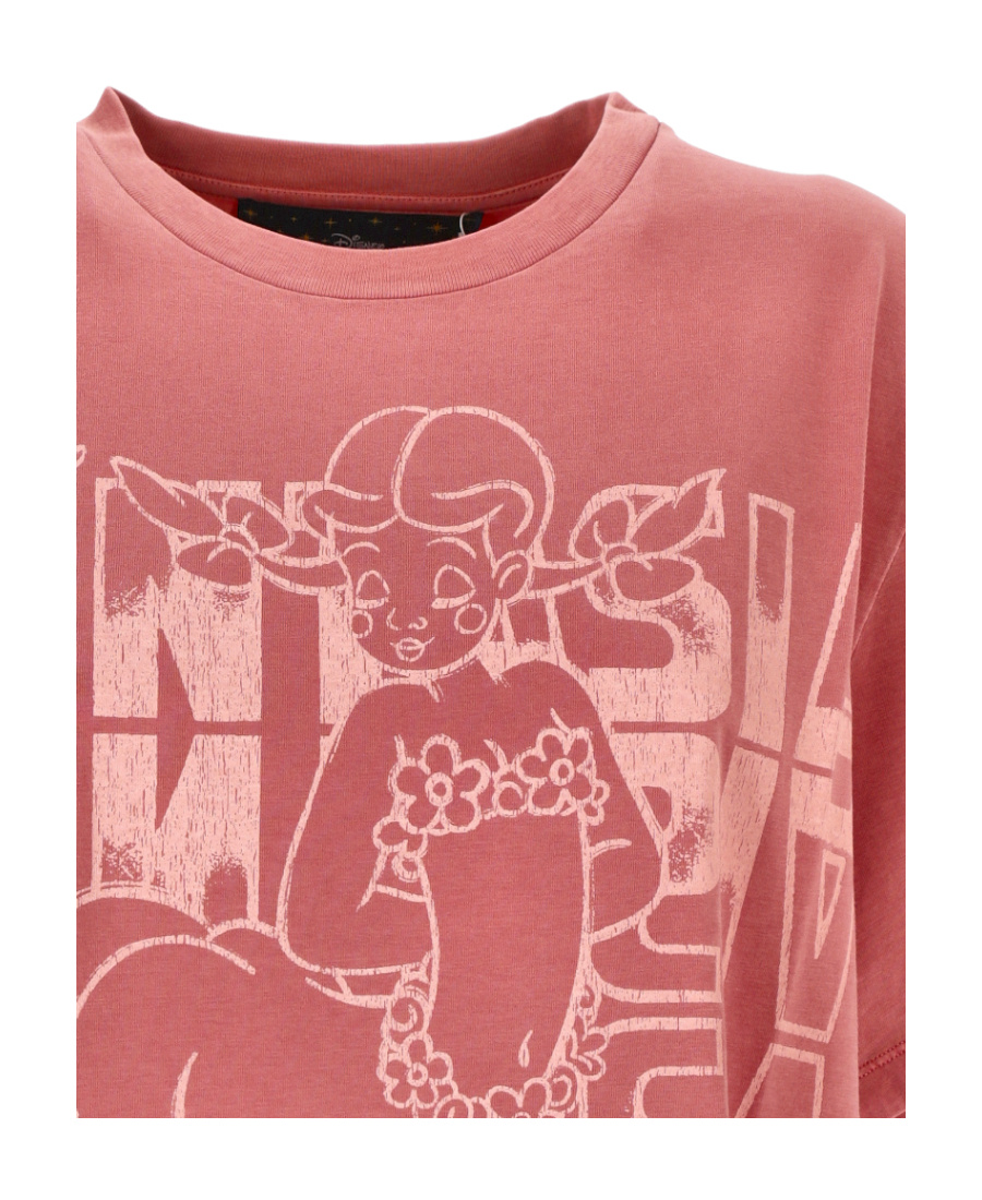 Stella Mccartney Round Collar Printed T-shirt In Multi