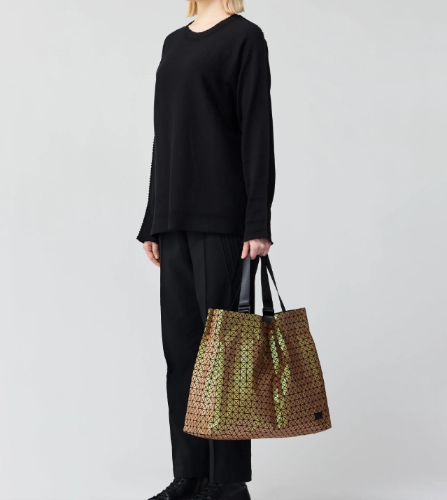 Bao Bao Issey Miyake Kuro Series Tote Bag In Green