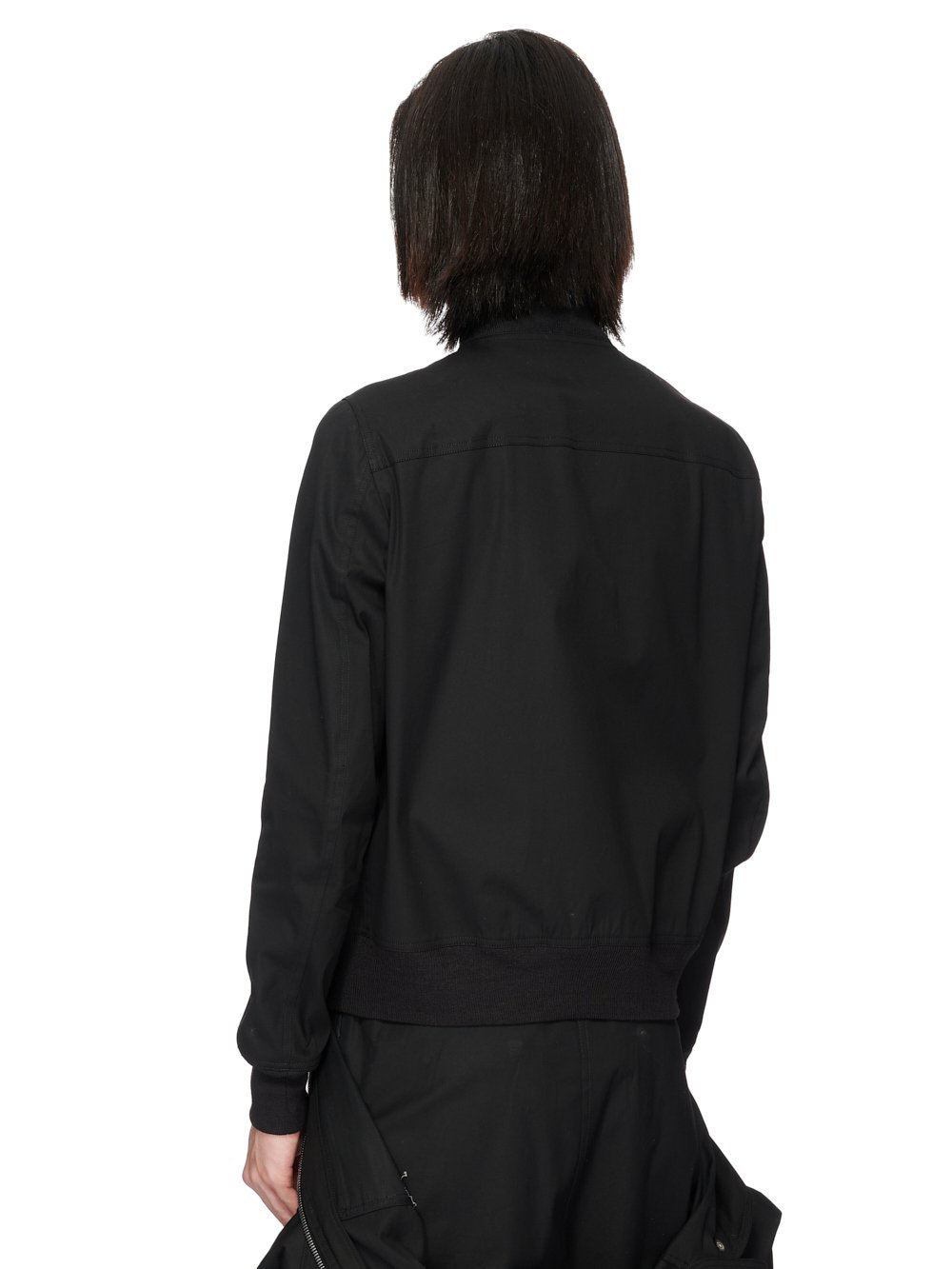 Rick Owens Zip-up Long-sleeved Reversible Jacket In Black