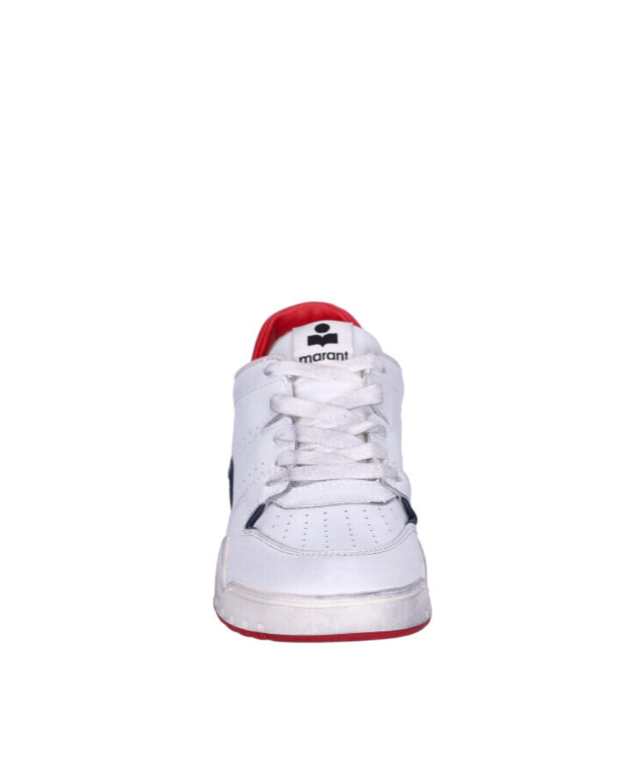 ISABEL MARANT EMREE LEATHER SNEAKERS