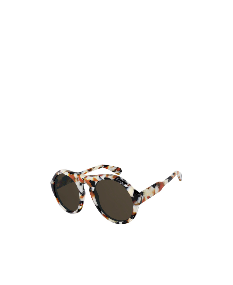Chloé Logo Sunglasses In Brown