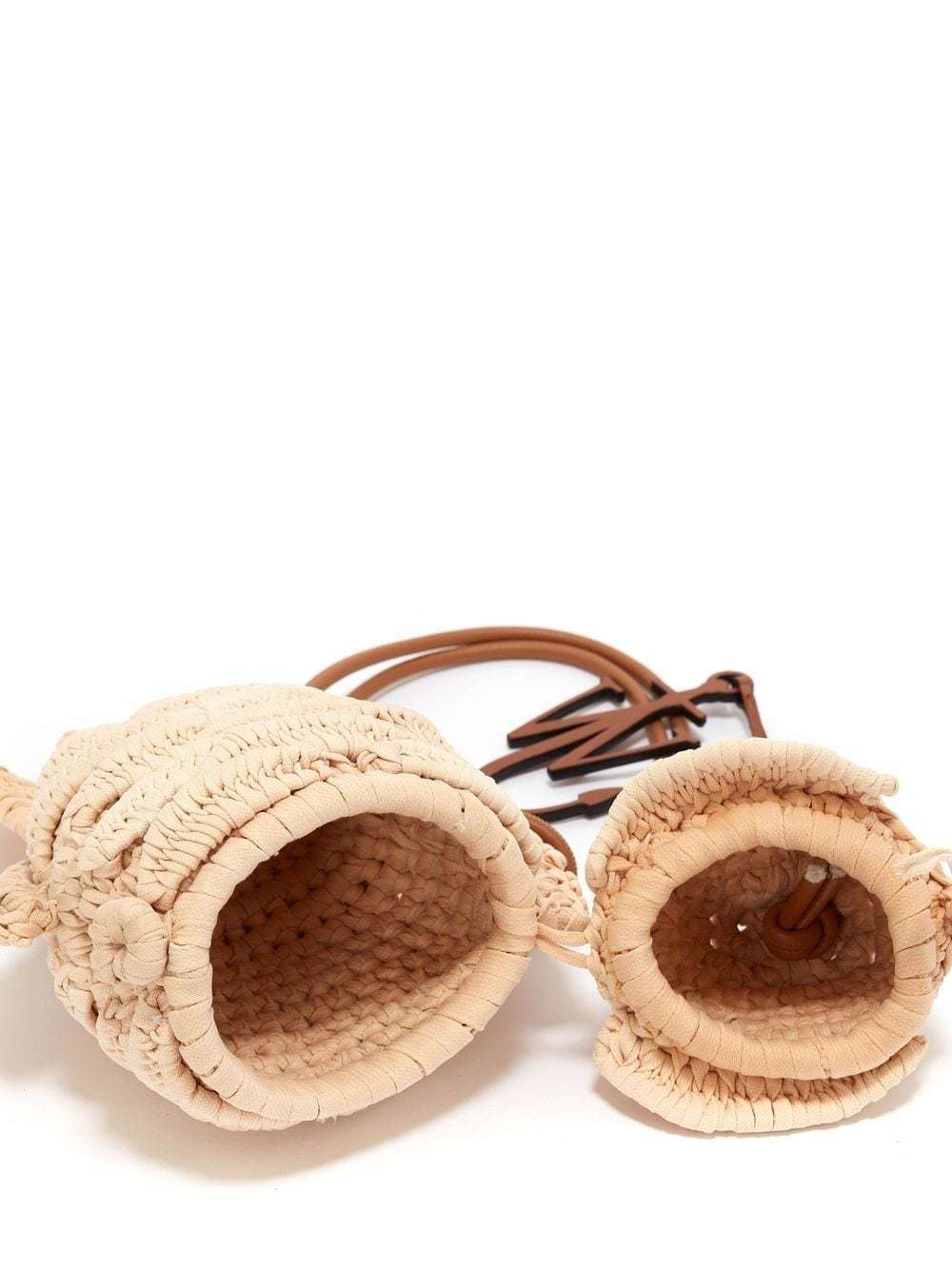 Jw Anderson Fish Shoulder Bag In Nude