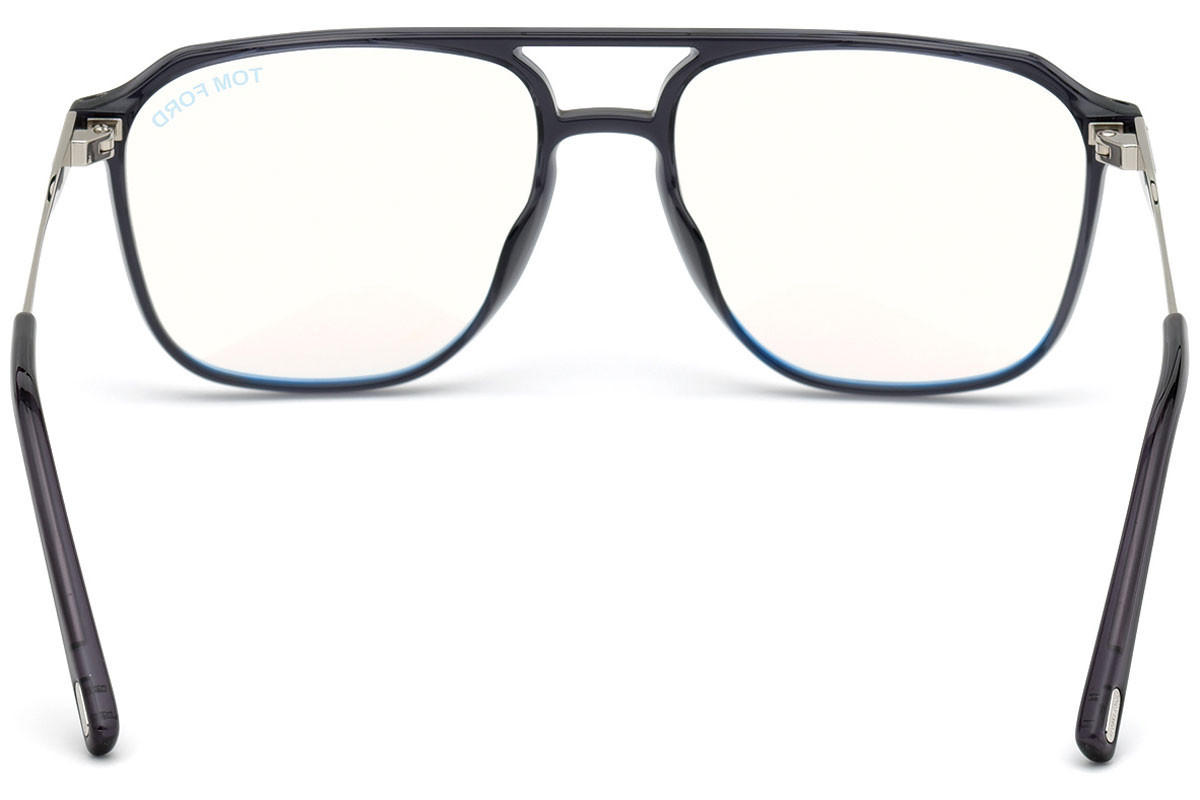Tom Ford Eyewear Pilot-frame Glasses In Blue