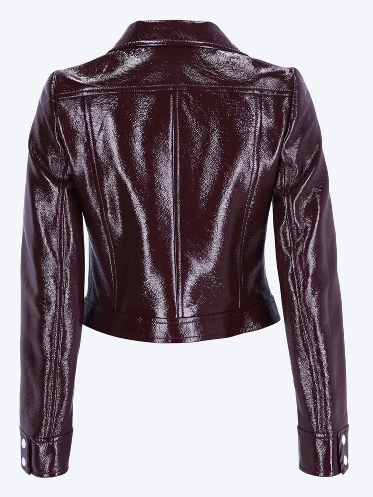 Courrèges High Collar Cropped Cotton Jacket
