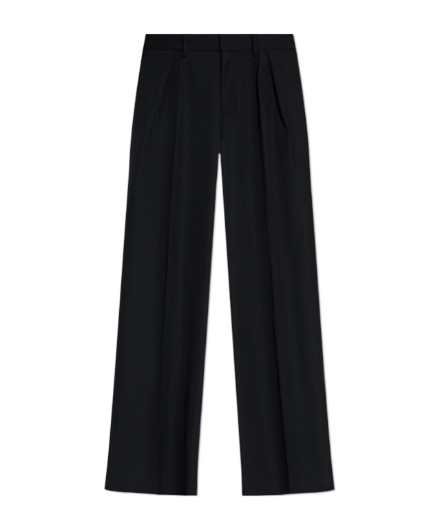Dsquared2 Stretch Worsted Giant Trousers In Black