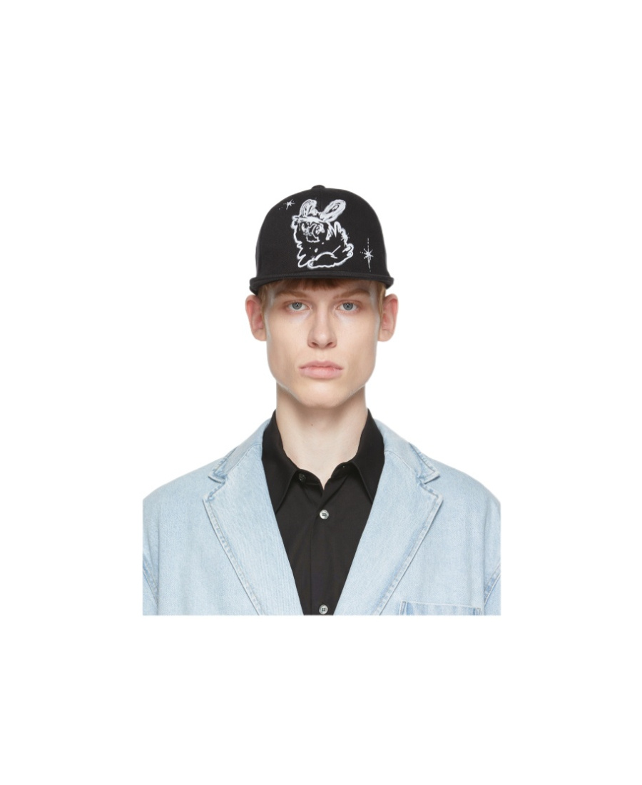 We11 Done Logo Baseball Cap In Blue