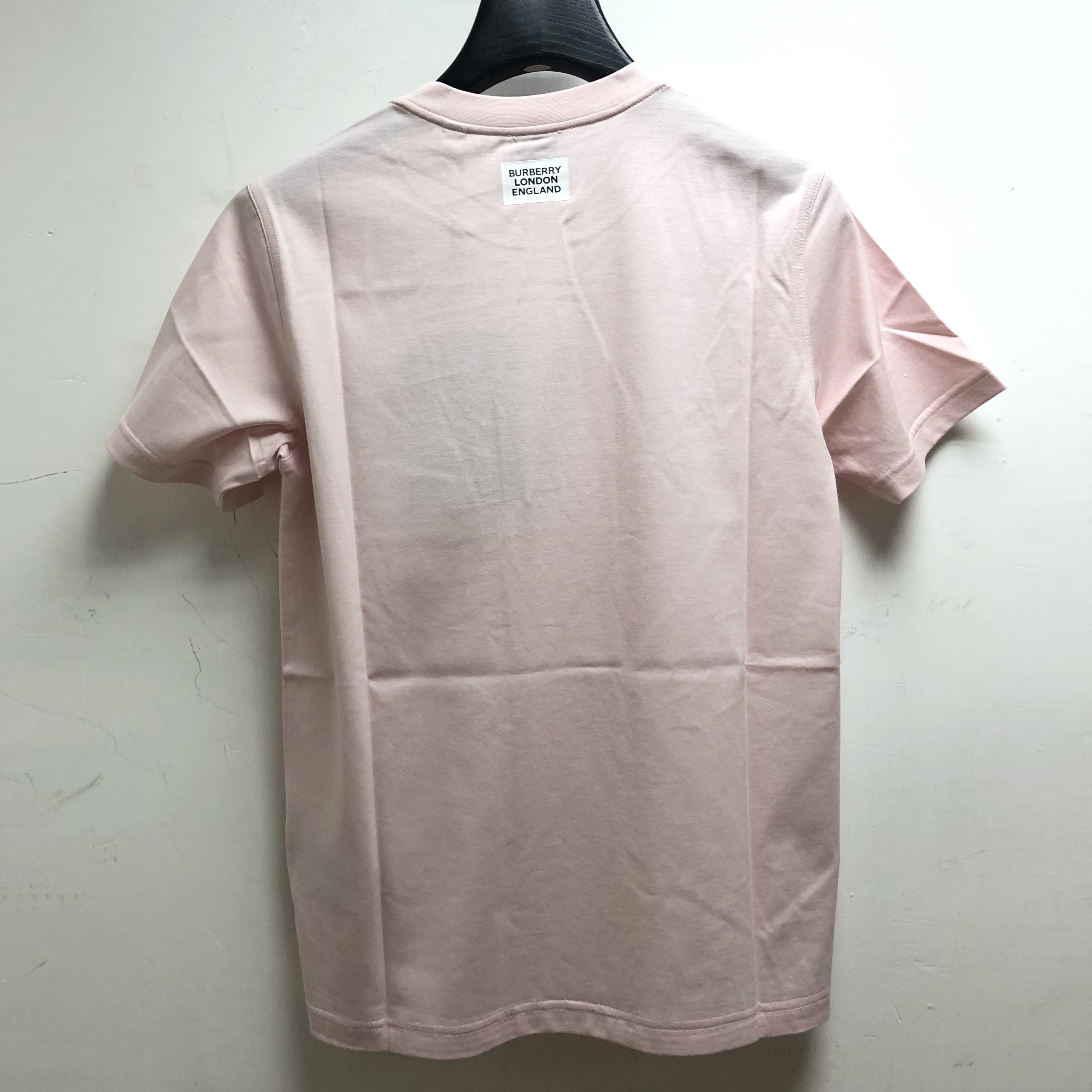 Burberry Montage Printed T-shirt In Pink
