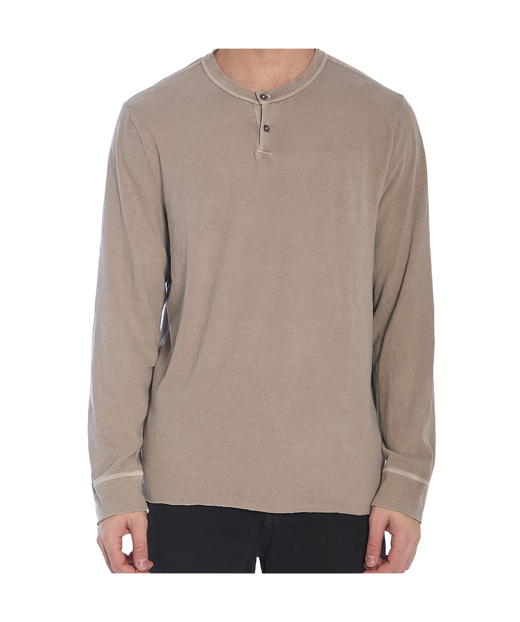 JAMES PERSE COTTON HENLEY T-SHIRT
