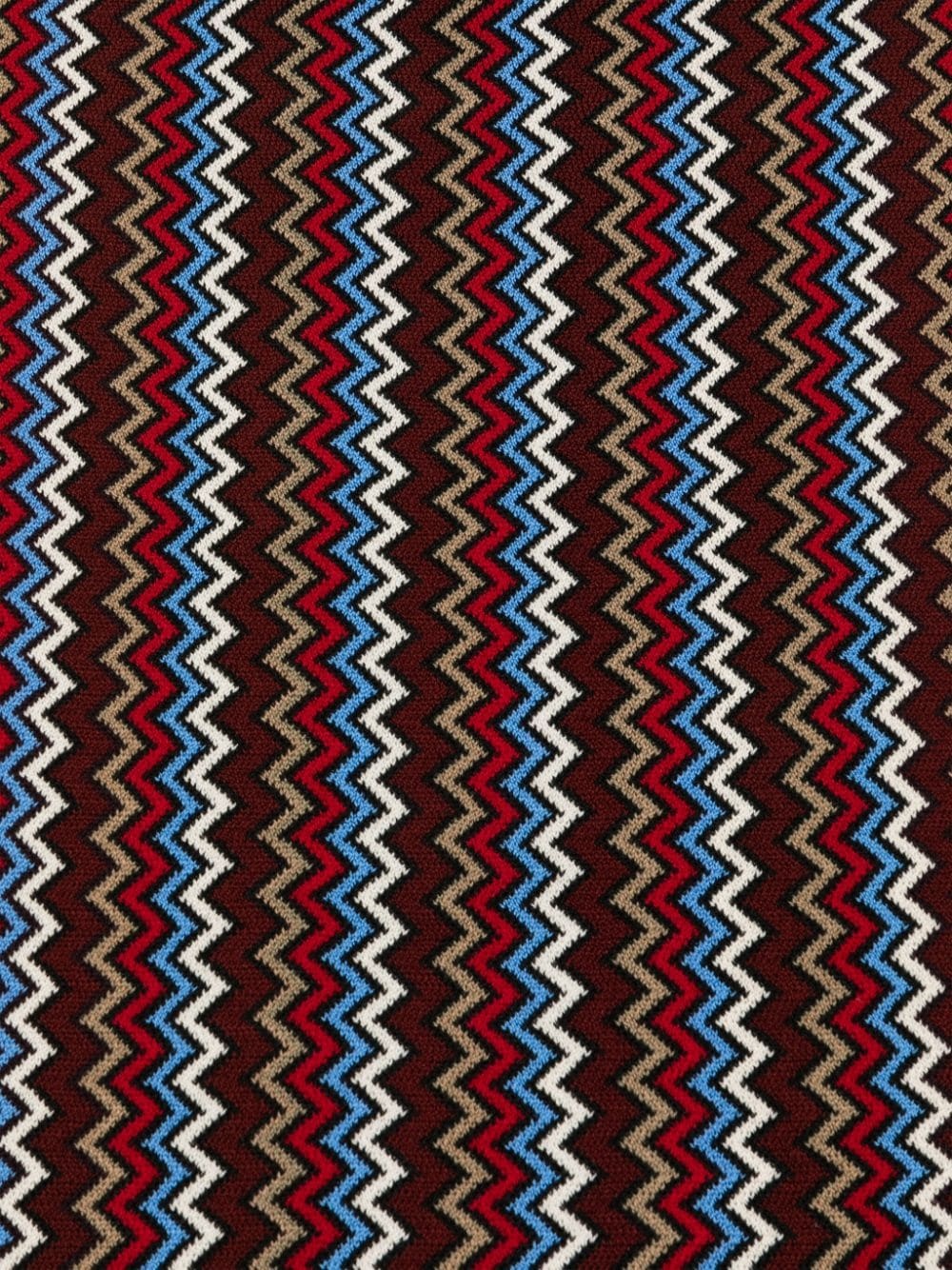Missoni Zigzag Scarf In Brown