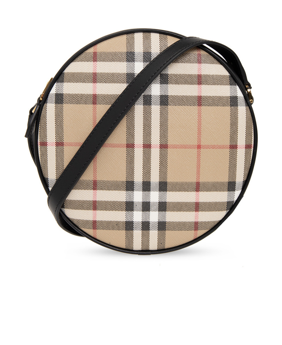 Burberry Women Printed E-canvas Louise Crossbody Bag In Nude