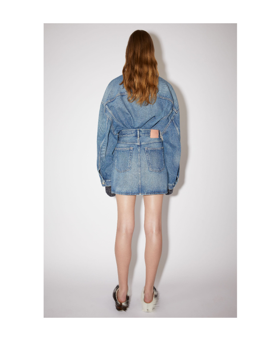 ACNE STUDIOS A-LINE DENIM SKIRT