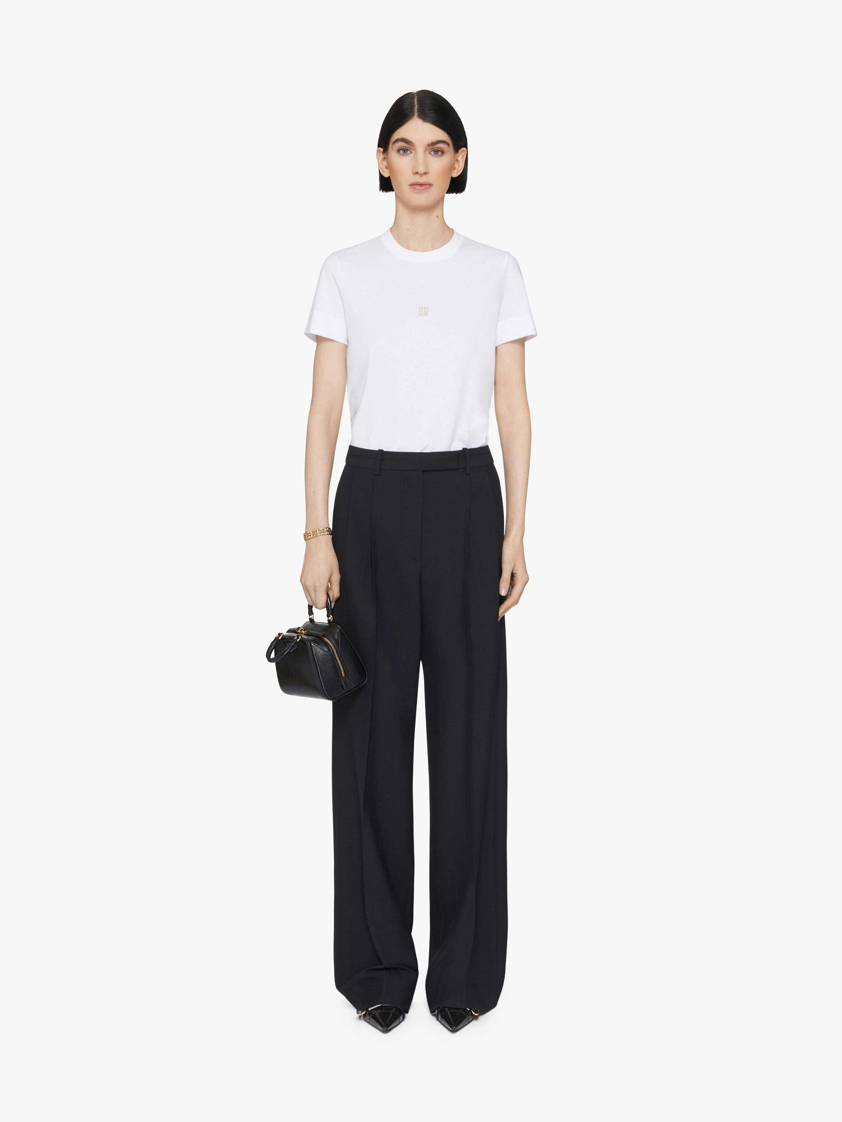 Givenchy T-shirt Slim En Coton In White