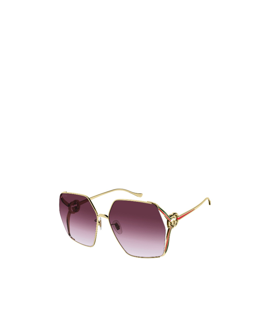 Gucci Gradient Oversize-frame Sunglasses In Red