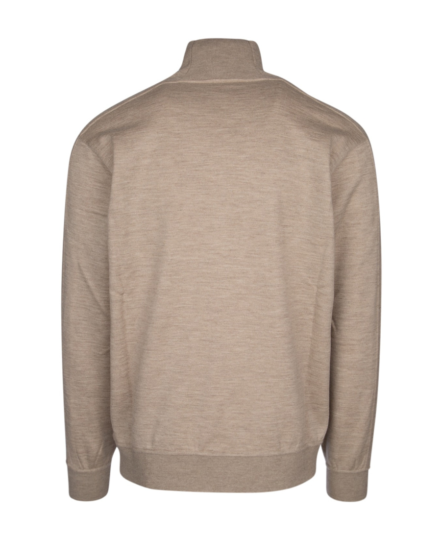 Loro Piana Long-sleeved Knitted Pullover In Nude