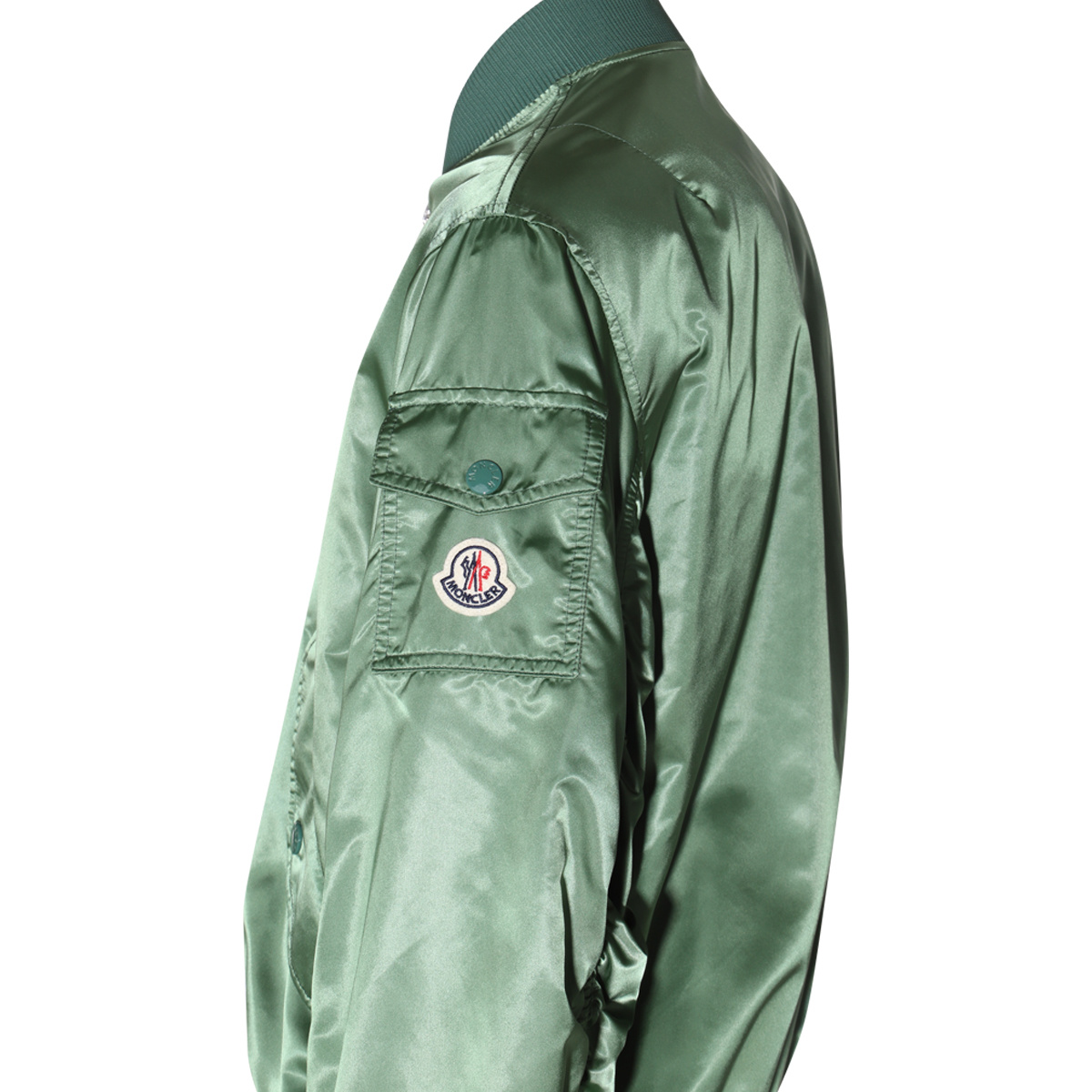 MONCLER LOGO-APPLIQUÉ BOMBER JACKET