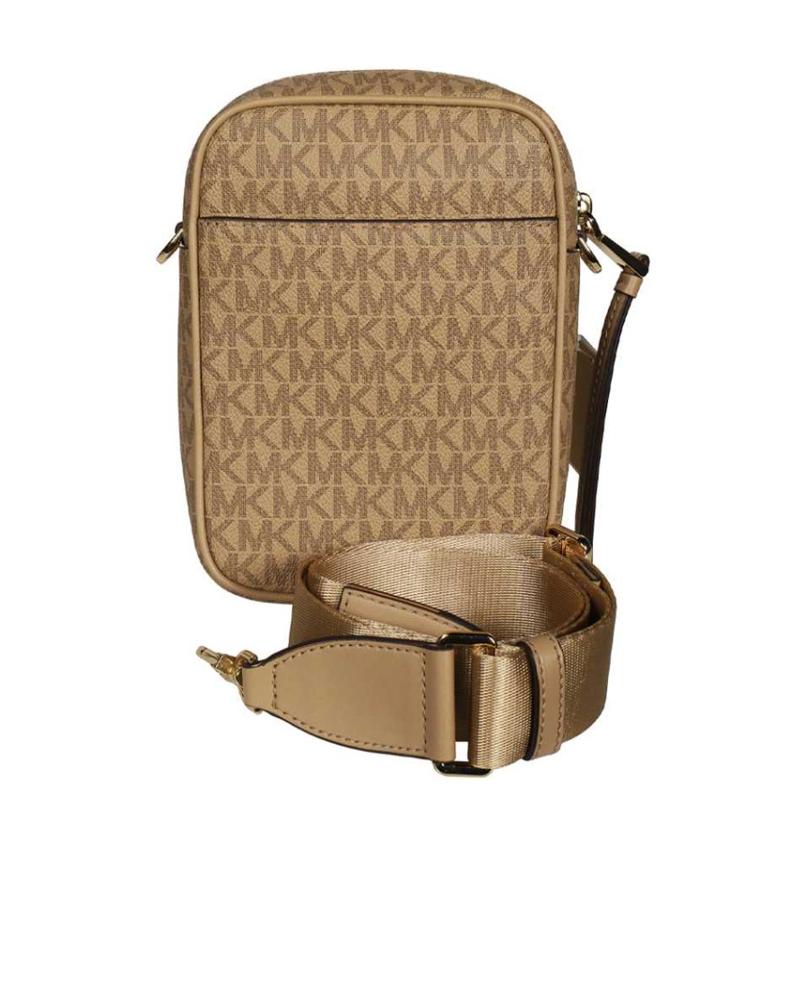 Michael Kors Chain-link Decorative Cross-body Bag In Brown