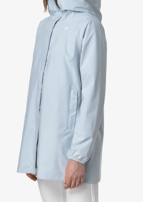 K-way Waterproof Slim Fit Jacket In Blue