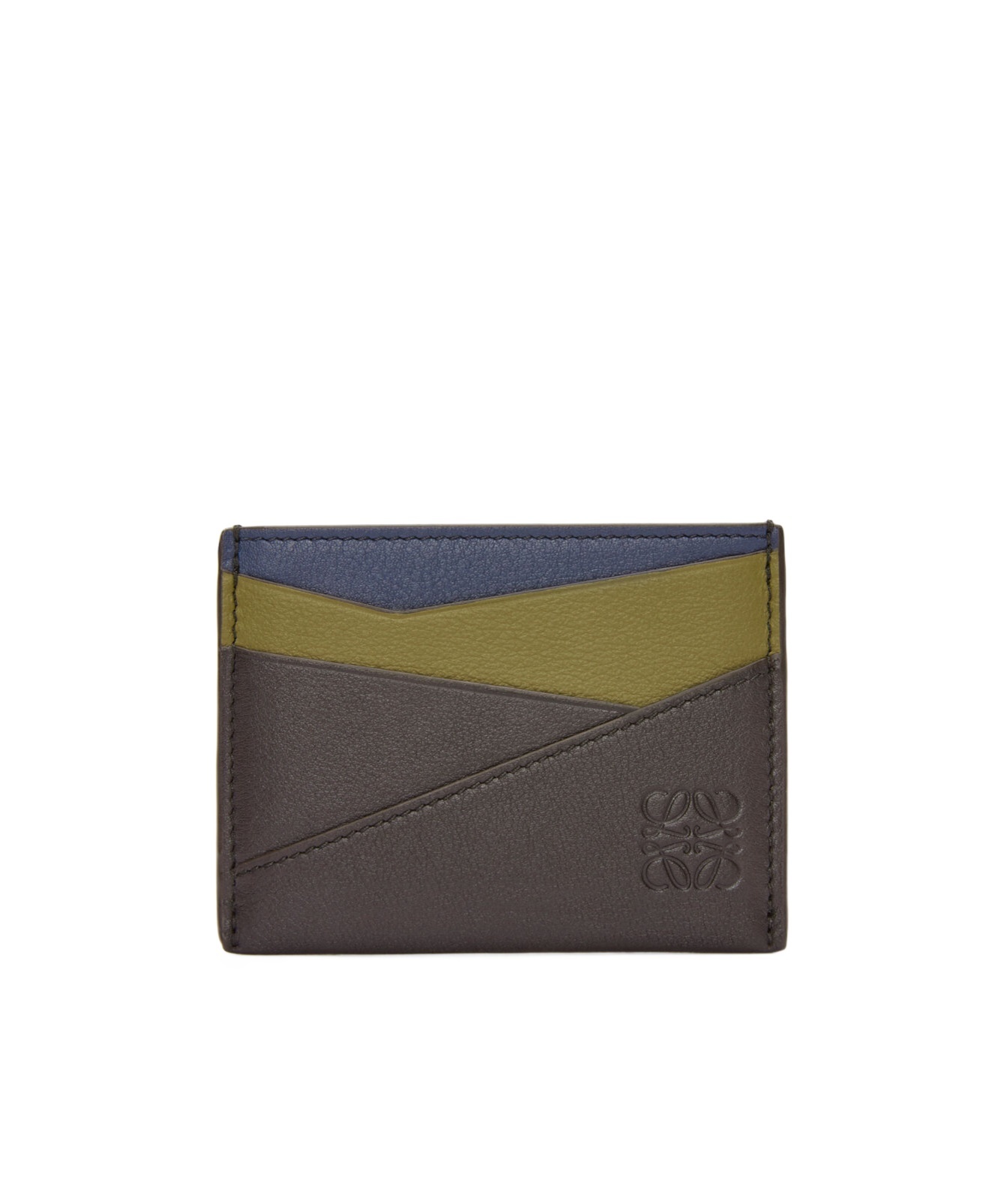 Loewe Puzzle Cardholder In Brown