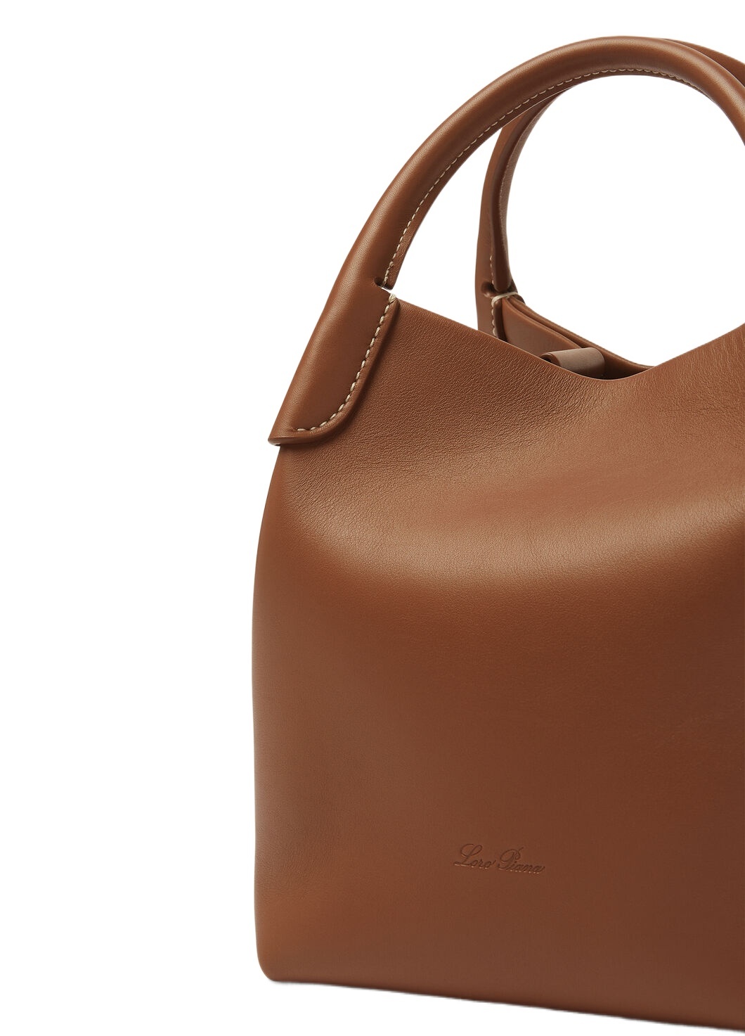 Loro Piana Bale Small Shoulder Bag In Brown