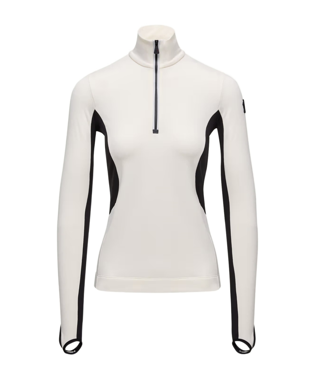 Moncler Color-block Stretch-jersey Base Layer In White