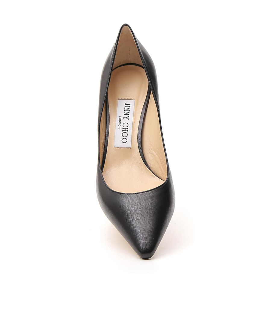 Shop Jimmy Choo Romy60 Pointed High Heels In Black