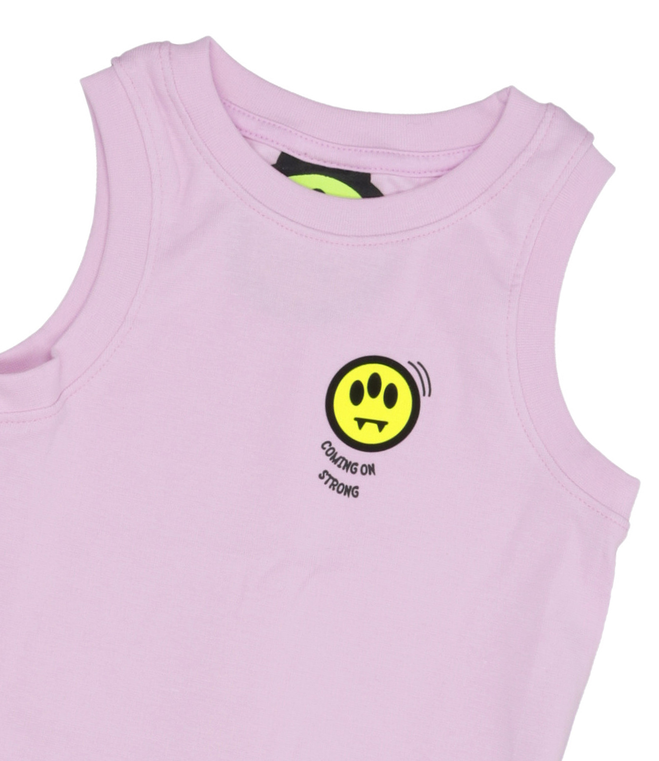 Shop Barrow Smiley-face Tank Top In Purple