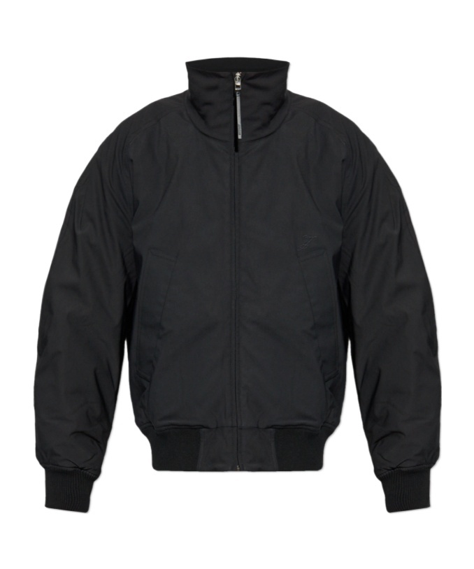 Jacquemus Padded Bomber Jacket In Black