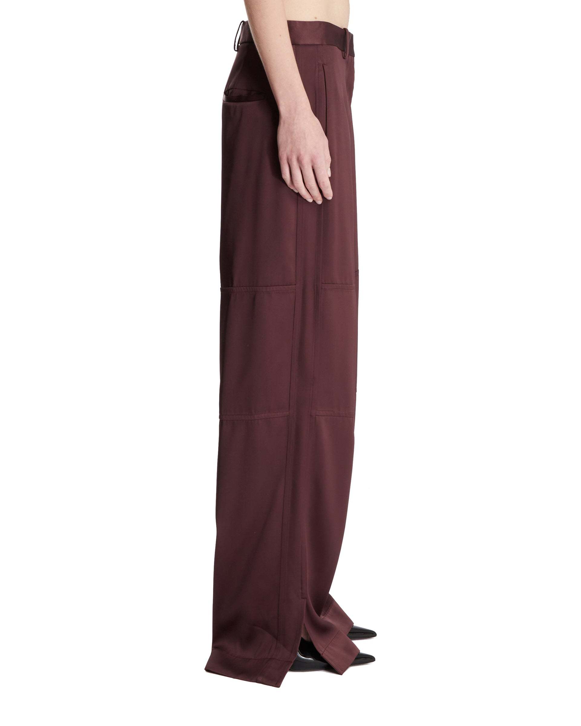 Jil Sander Belt-loop Casual Pants In Red