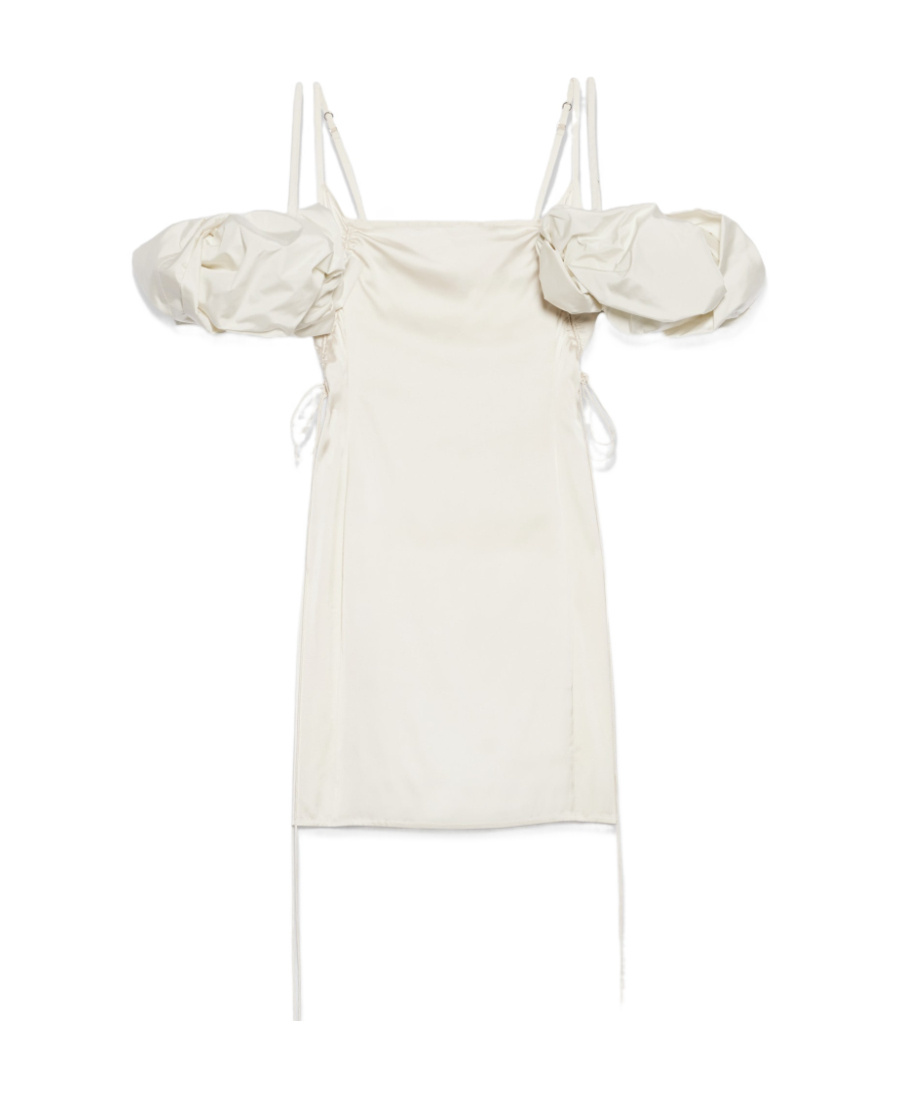 Jacquemus La Mini Robe Chouchou Minidress In White