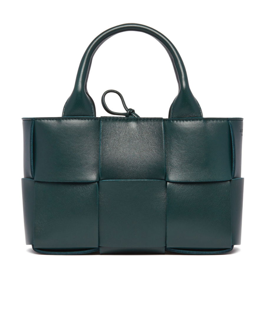 Bottega Veneta Micro Arco Dual-handle Shoulder Bag In Green