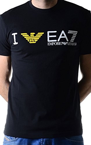 EA7 ROUND-NECKED LOGO T-SHIRT