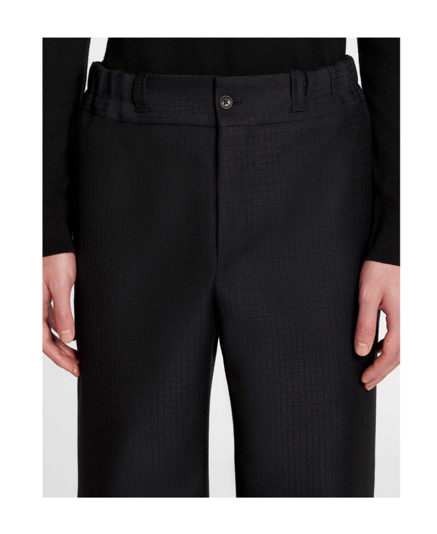 Lanvin Straight-leg Tailored Trousers In Black