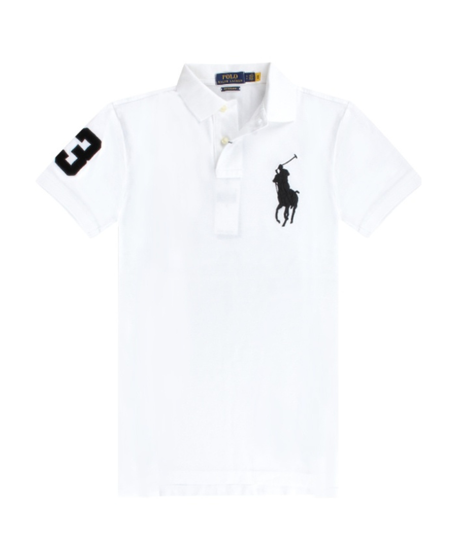 Polo Ralph Lauren White Polo Shirt With Pony Maxi Embroidery On The Front And Numeric Detail On The Sleeve In Cotton M In White