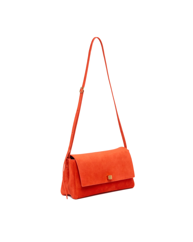 Khaite Audrey Cross Body Bag In Red